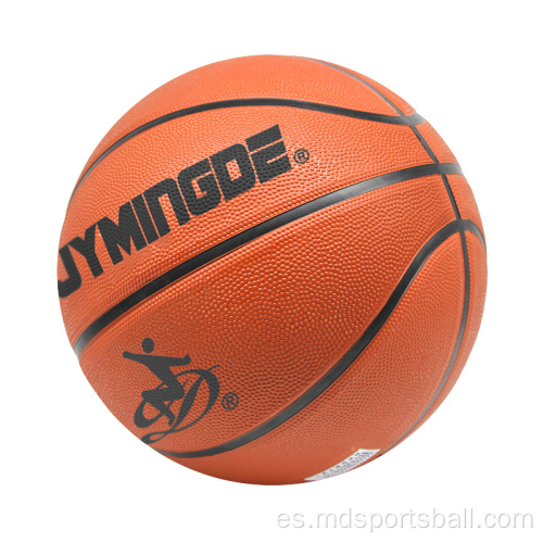 Logotipo personalizado y diseño de baloncesto de goma